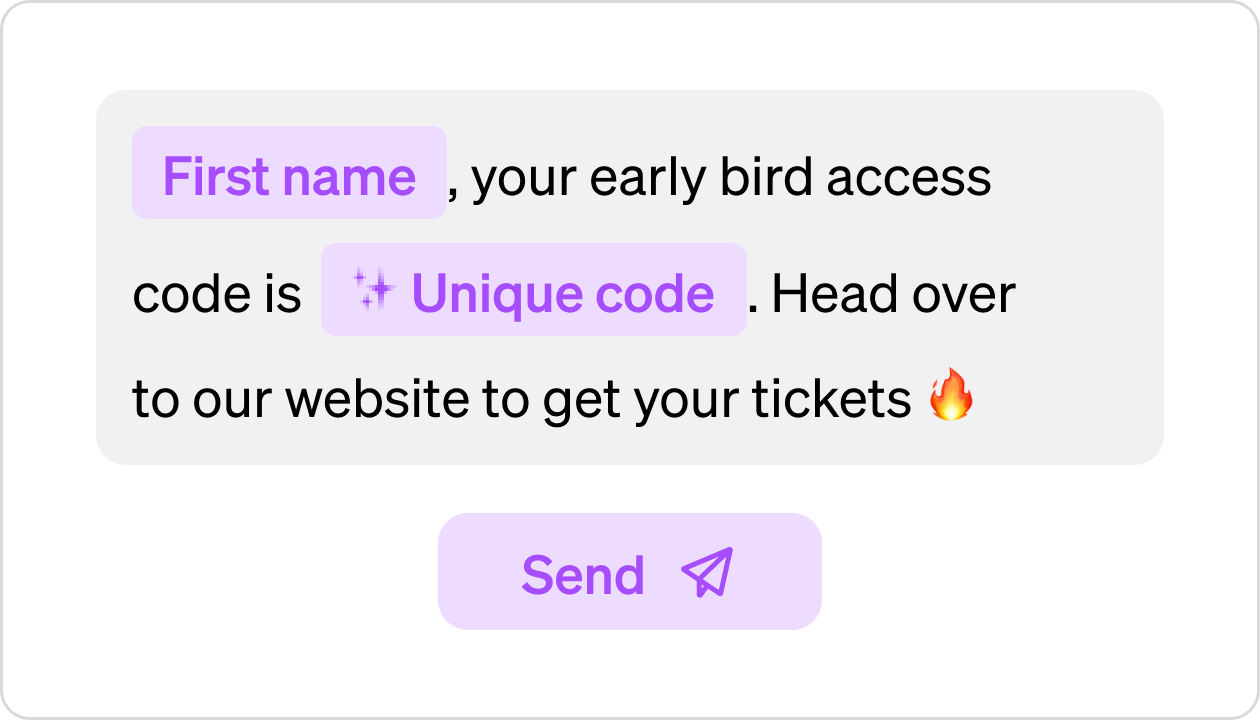 Engage your audience