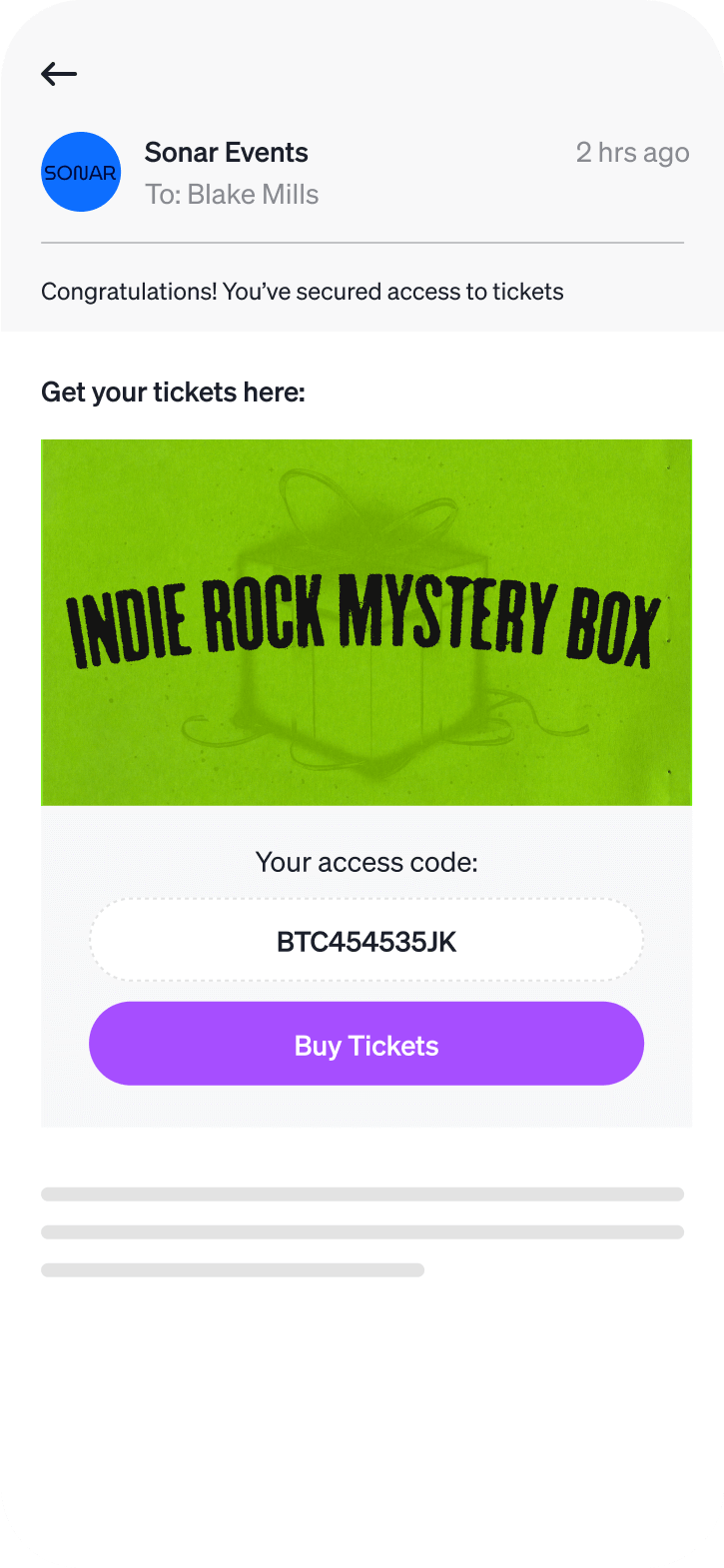 Allocate tickets if they appear