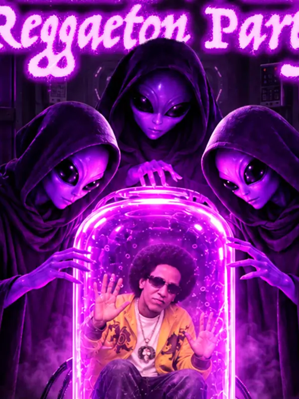 Cartel de PARCHE OFICIAL EDICIÓN HALLOWEEN: 🎃  “LOS EXTRATERRESTRES” 👽💜