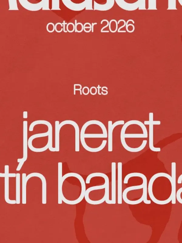 Cartel de Roots con Janeret y Martín Balladares