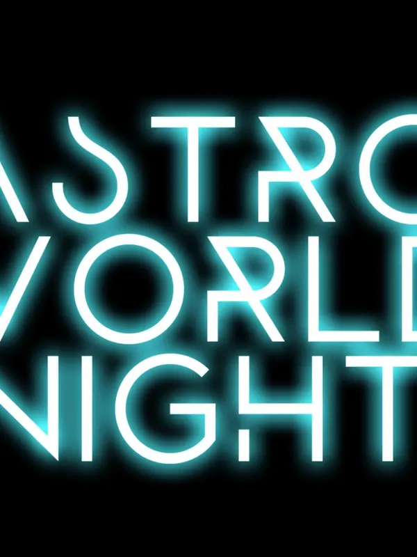 Cartel de ASTRO WORLD NIGHT