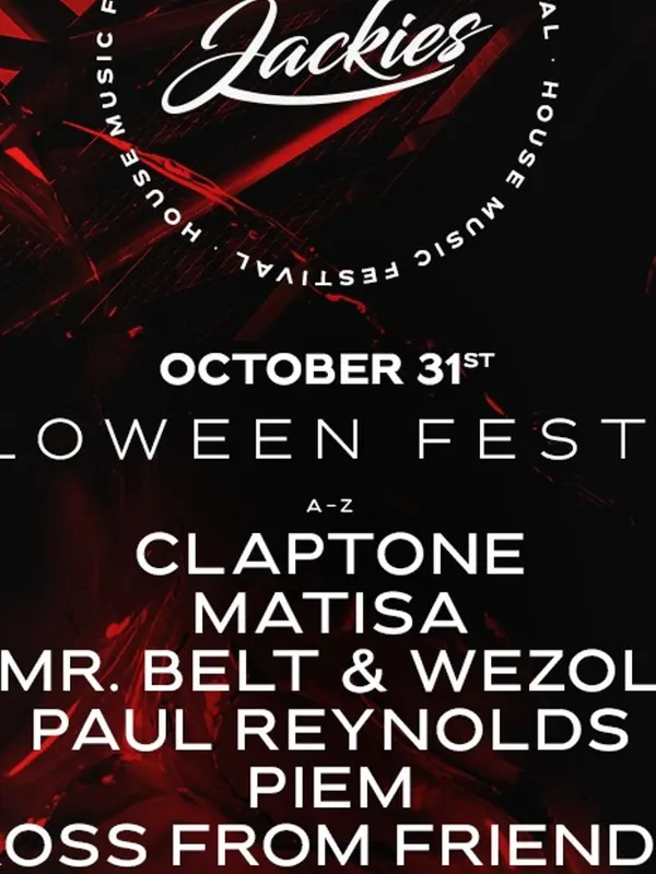 Cartel de Jackies Open Air Halloween [Balla Barcelona Festival]