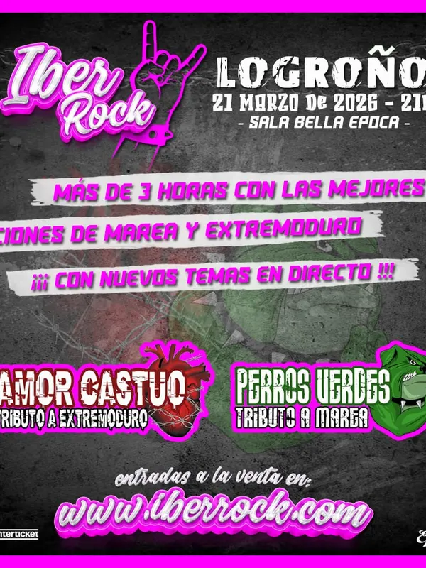 Cartel de Iberfest Rock Fest: Koma, Sons of Aguirre & Scila, Linaje, Laura DSK, Periferia